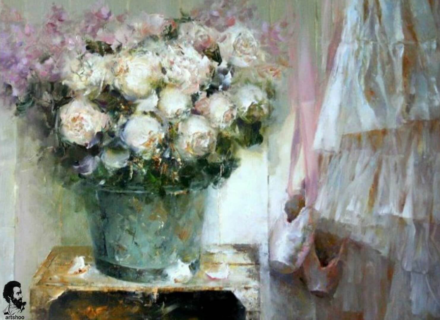 آموزش نقاشی رنگ روغن